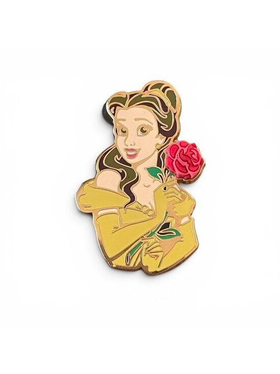Disney Jewelry - Walt Disney World Trading Pin Belle Princess Premiere Free D 3D Rose 2003 WDW
